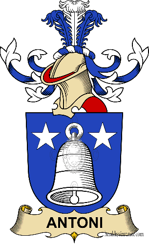Coat of arms of family ANTONI ref: 32135