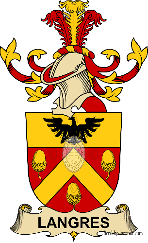 Coat of arms of family Langres - ref:32534