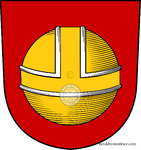 Coat of arms of family Courten - ref:33103
