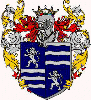 Escudo de la familia Rossi Delle Onde - ref:1286