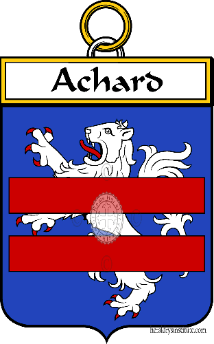 Wappen der Familie Achard - ref:33872