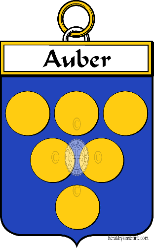 Wappen der Familie Auber - ref:33929
