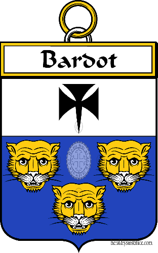 Wappen der Familie Bardot - ref:33977