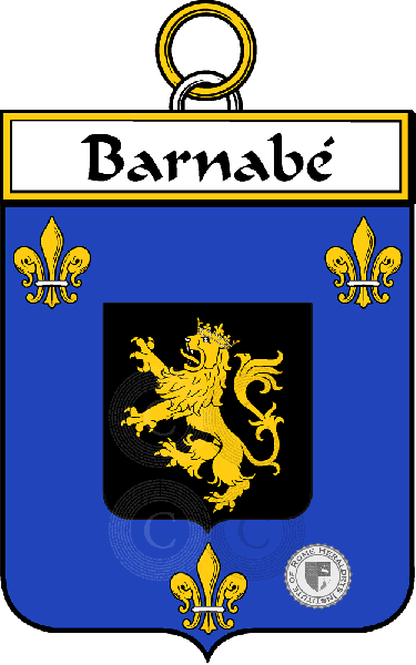 Wappen der Familie Barnabé   ref: 33981