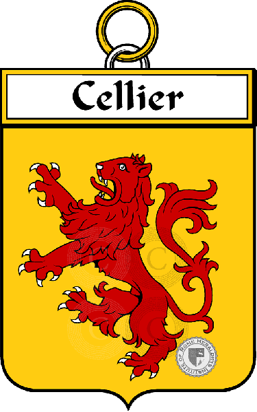 Wappen der Familie Cellier - ref:34260