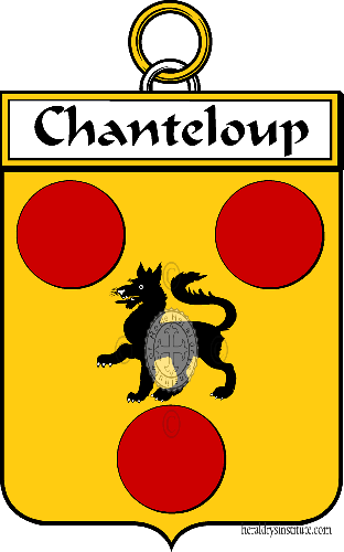 Coat of arms of family Chanteloup - ref:34270