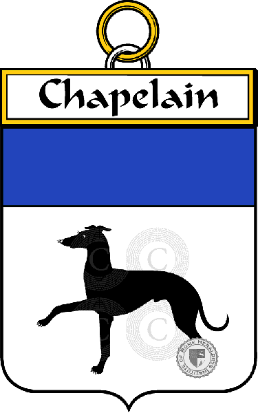 Wappen der Familie Chapelain - ref:34271