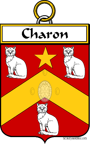 Brasão da família Charon - ref:34283