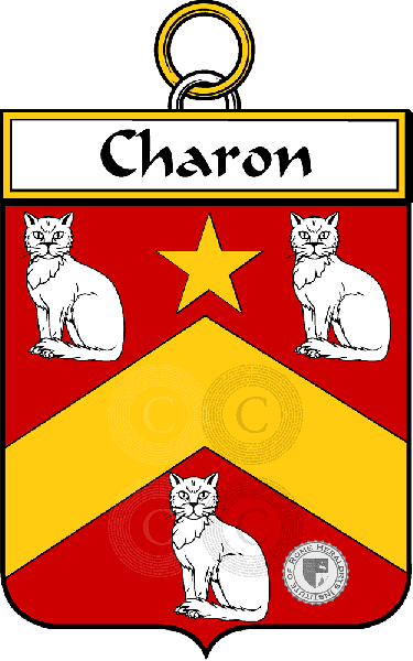 Coat of arms of family Charon - ref:34283
