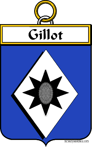 Coat of arms of family Gillot - ref:34455