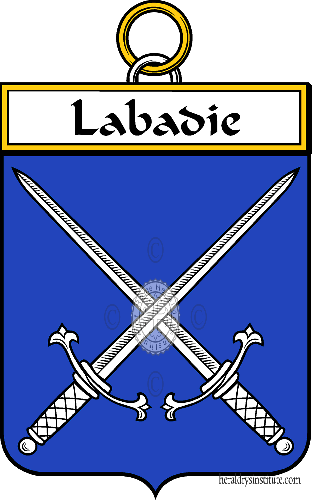 Escudo de la familia Labadie - ref:34551