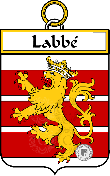 Coat of arms of family Labbé - ref:34553