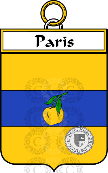 Coat of arms of family Paris - ref:34803