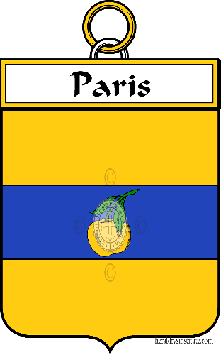 Escudo de la familia Paris - ref:34803