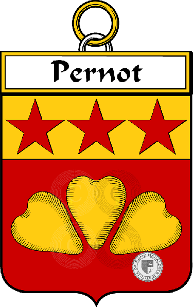 Escudo de la familia Pernot - ref:34815