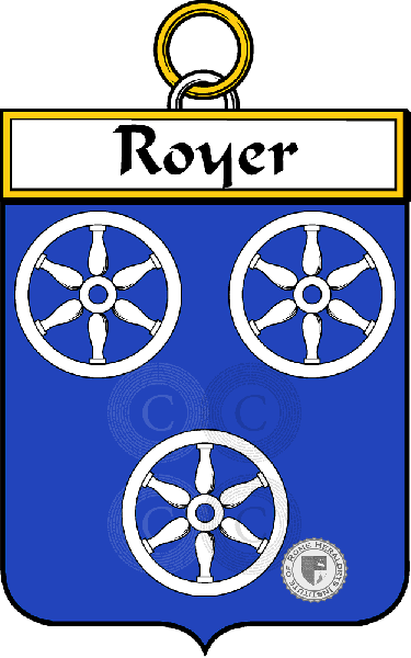 Brasão da família Royer - ref:34942