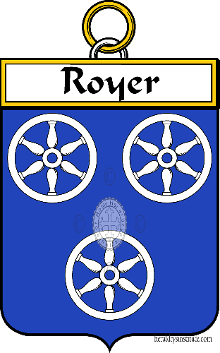 Coat of arms of family Royer - ref:34942