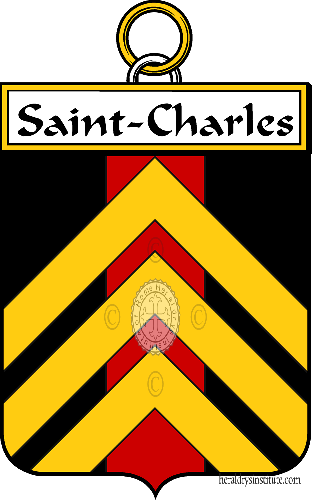 Brasão da família Saint-Charles - ref:34955