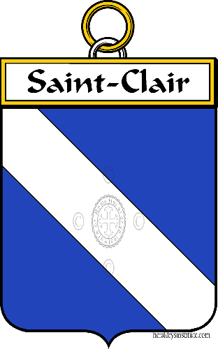 Brasão da família Saint-Clair - ref:34956