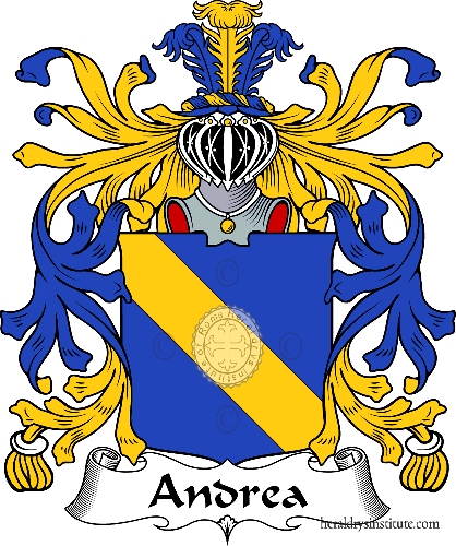 Coat of arms of family Andrea - ref:35180