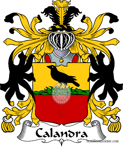 Coat of arms of family CALANDRA ref: 35239