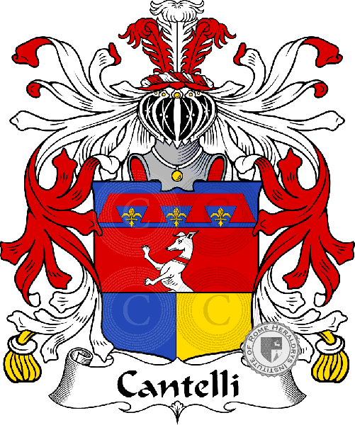 Coat of arms of family CANTELLI ref: 35248