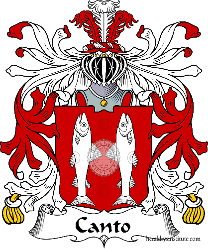 Coat of arms of family Canto   ref: 35249