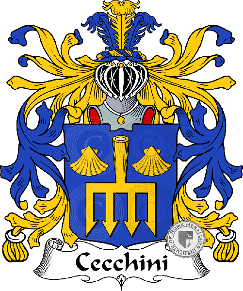Escudo de la familia CECCHINI ref: 35269