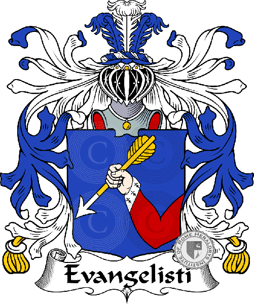 Wappen der Familie Evangelisti   ref: 35314