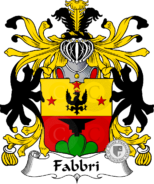 Wappen der Familie Fabbri   ref: 35316