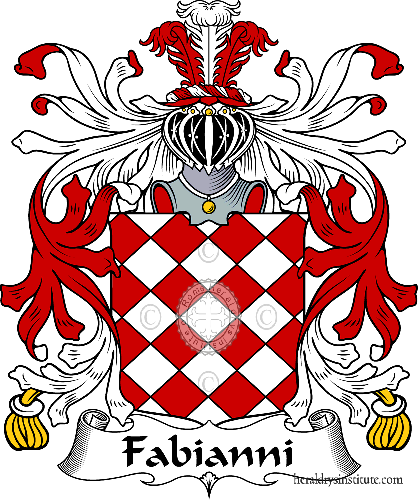 Brasão da família Fabianni   ref: 35317