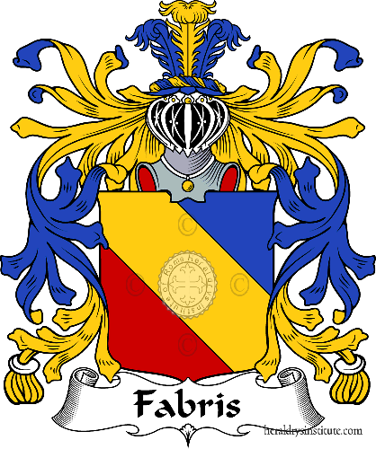 Coat of arms of family Fabris   ref: 35318