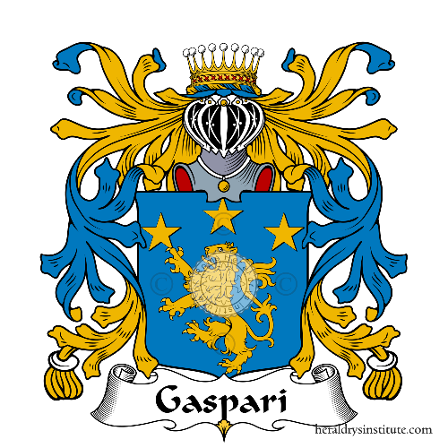 Coat of arms of family Gaspari