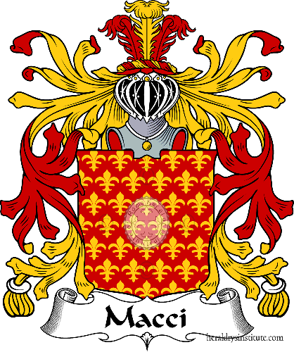 Wappen der Familie Macci   ref: 35493