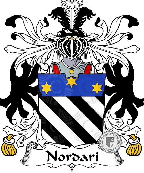 Wappen der Familie Nordari   ref: 35626