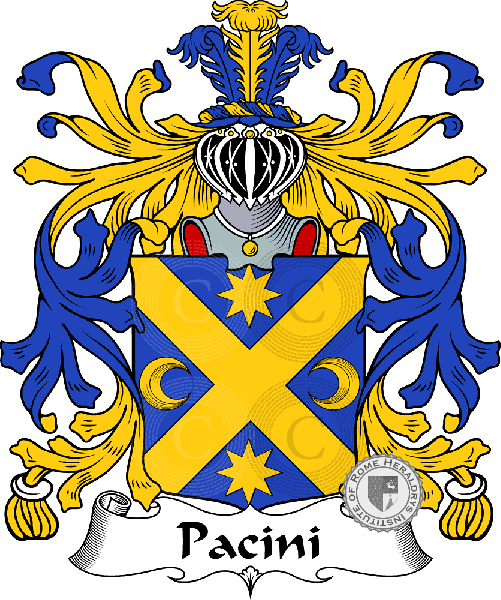 Escudo de la familia Pacini   ref: 35660