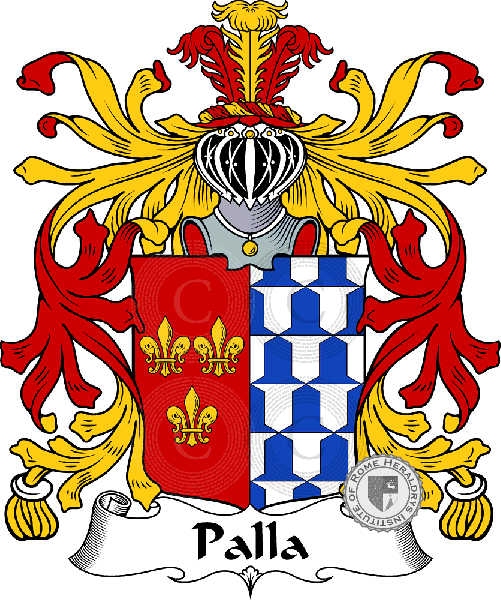 Wappen der Familie Palla   ref: 35671