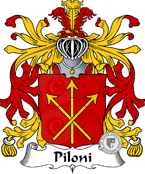 Wappen der Familie Piloni