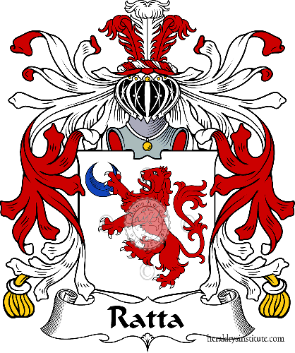 Escudo de la familia Ratta - ref:35789