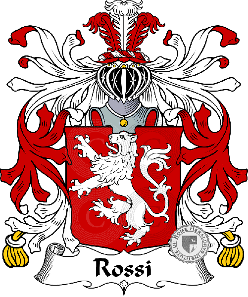 Wappen der Familie Rossi - ref:35828