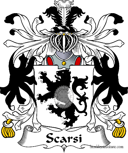 Coat of arms of family Scarsi - ref:35874