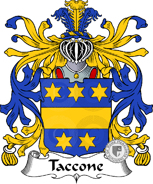 Coat of arms of family Taccone - ref:35933
