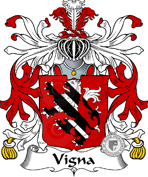 Coat of arms of family Vigna - ref:36037