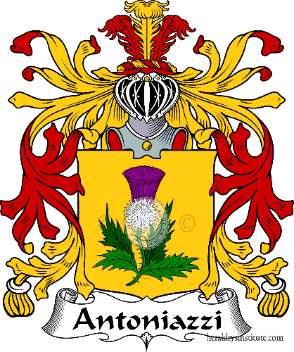 Coat of arms of family Antoniazzi   ref: 36080