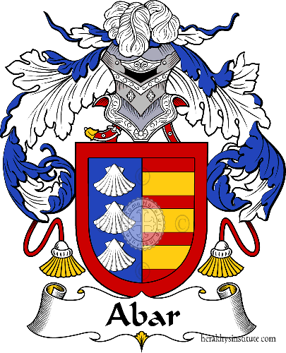 Coat of arms of family Abar - ref:36097