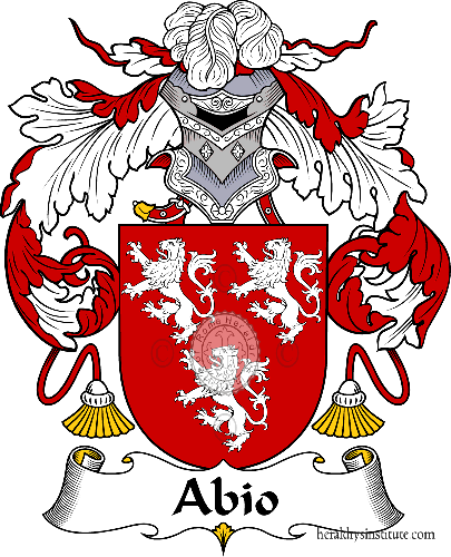 Escudo de la familia Abio - ref:36111