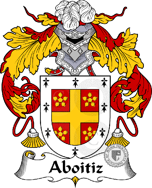Coat of arms of family Aboitiz - ref:36116