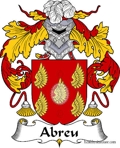 Coat of arms of family Abreu - ref:36117