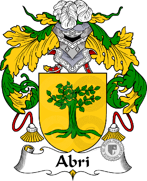 Escudo de la familia Abri or Abrines - ref:36118