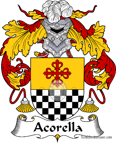 Coat of arms of family Acorella - ref:36133